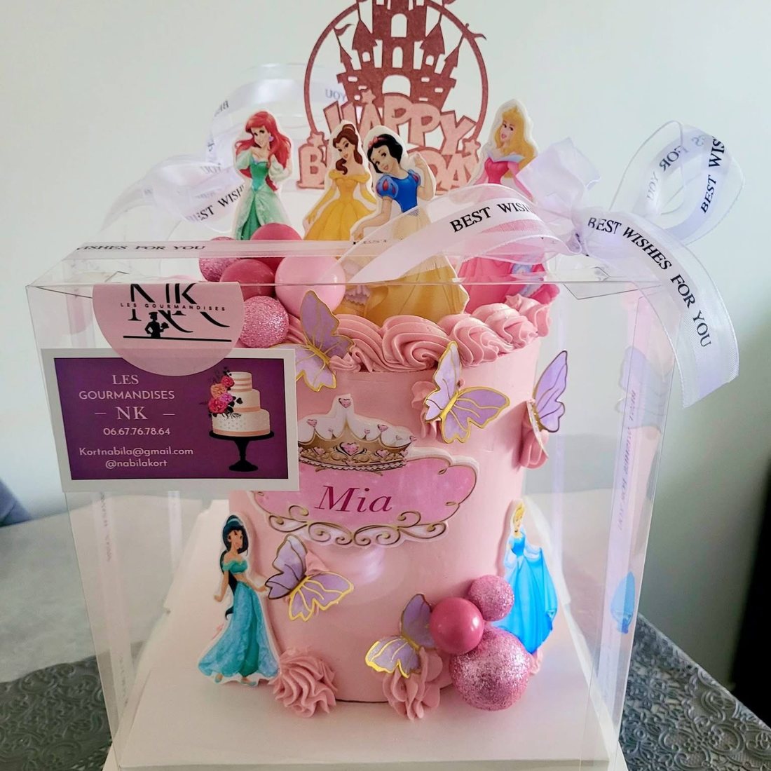 Gâteau personnalisé Les Gourmandises NK