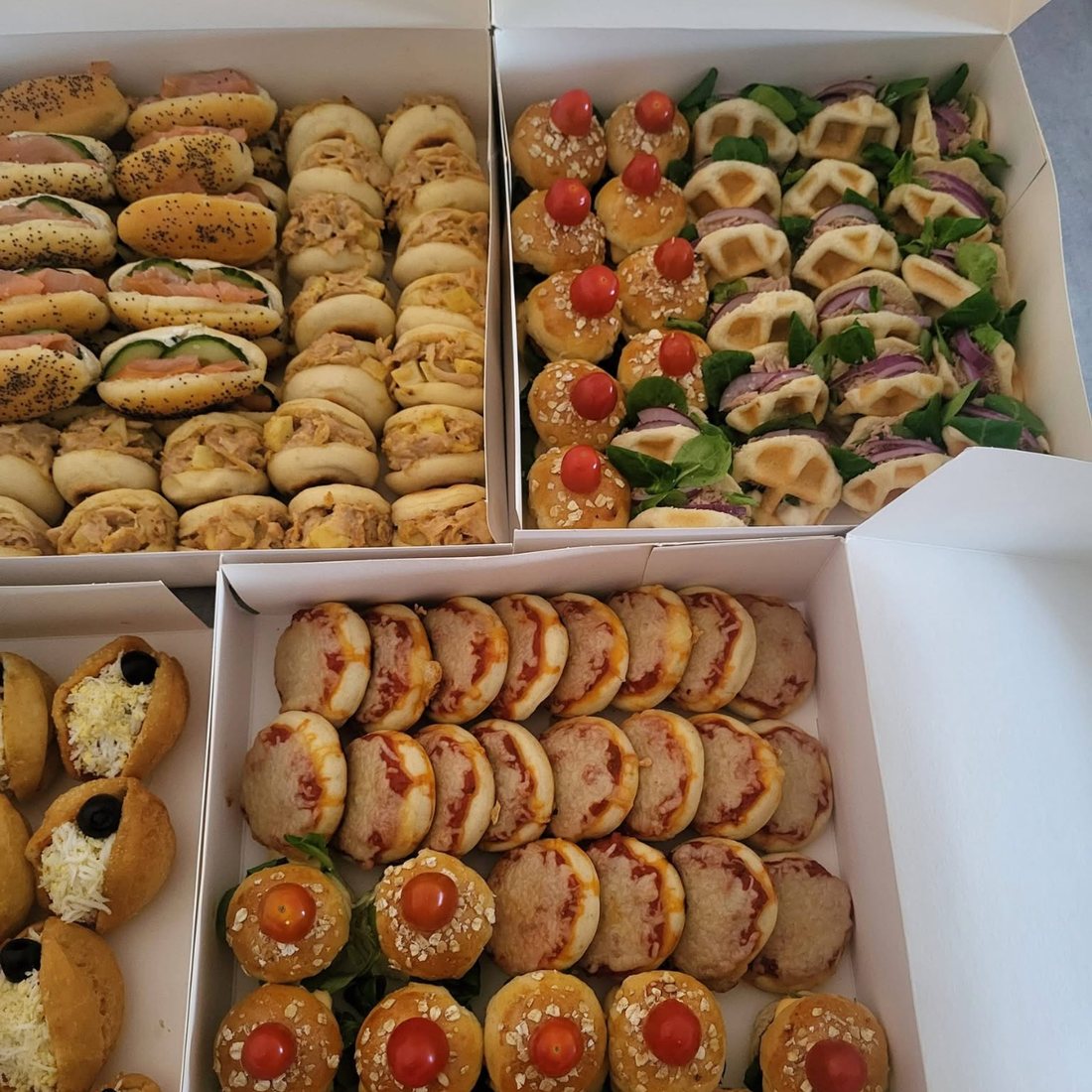 Pièces salées de buffet dînatoire