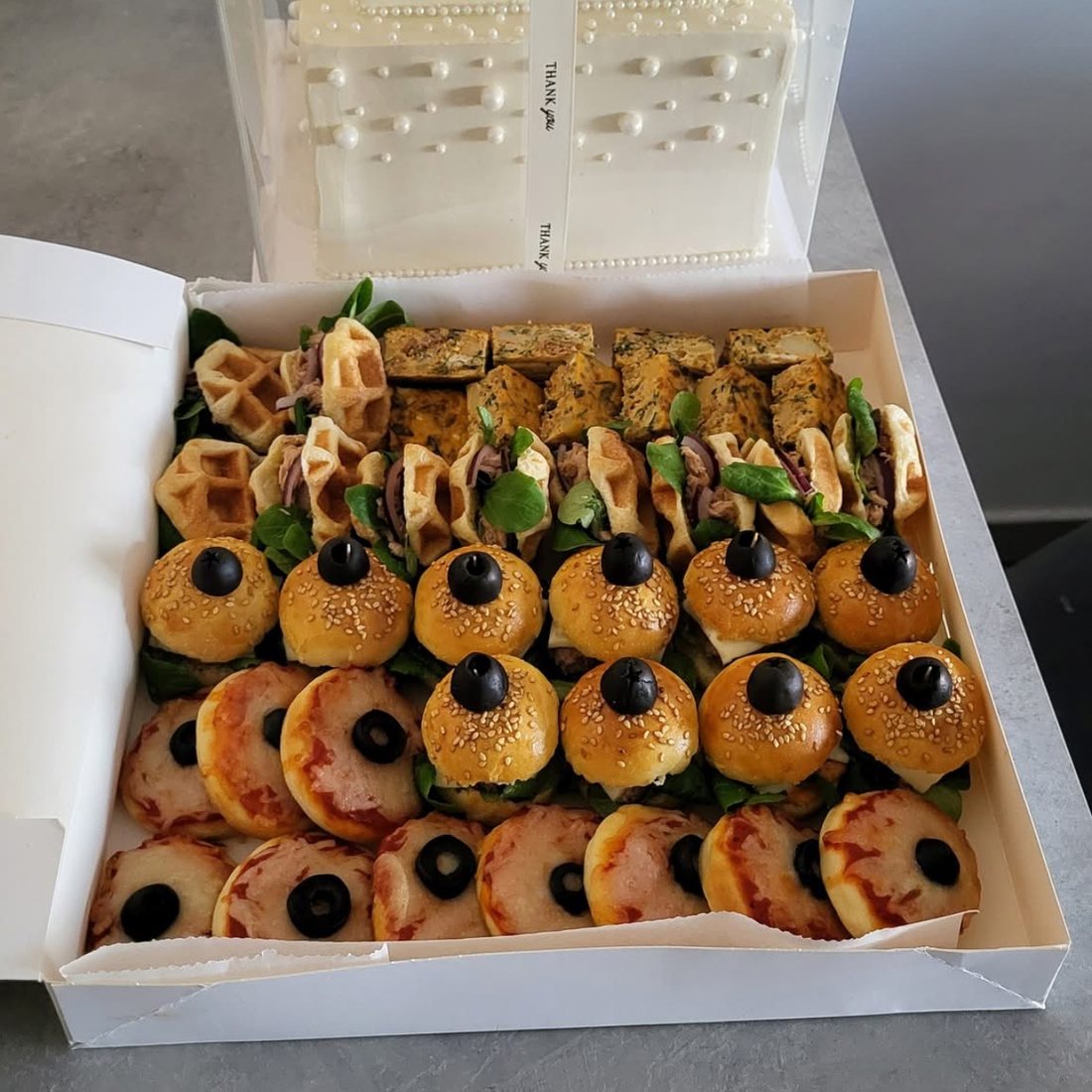 Pièces salées de buffet dînatoire